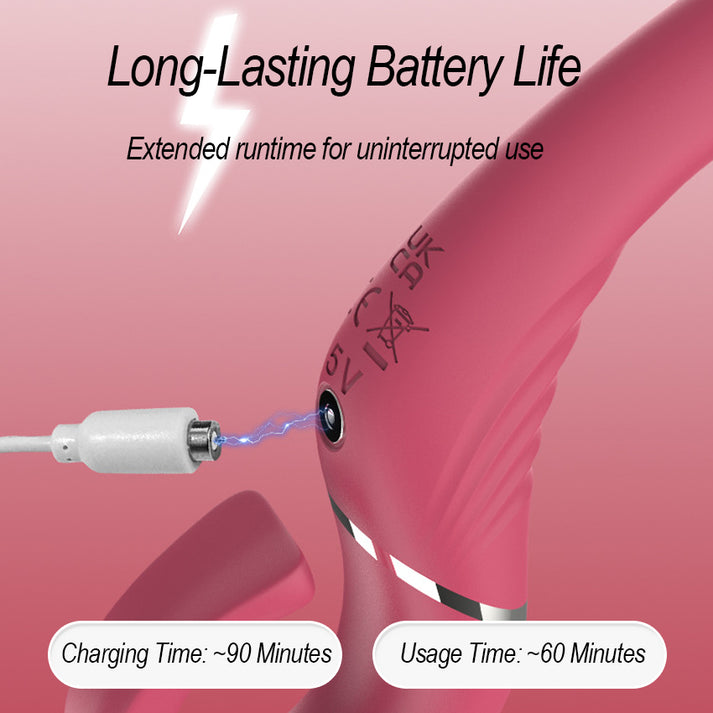 IXP6 Waterproof 10-Speed Vibrator, Soft Skin-Friendly Intimate Device — view 7