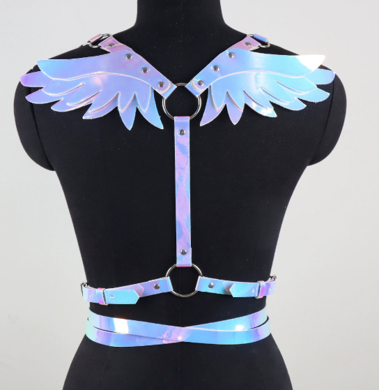 Wearing Wings Harness Queen Training Bondage Strap - additional view