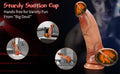 Super Soft Meat Realistic Silicone Dildos - extra detail view