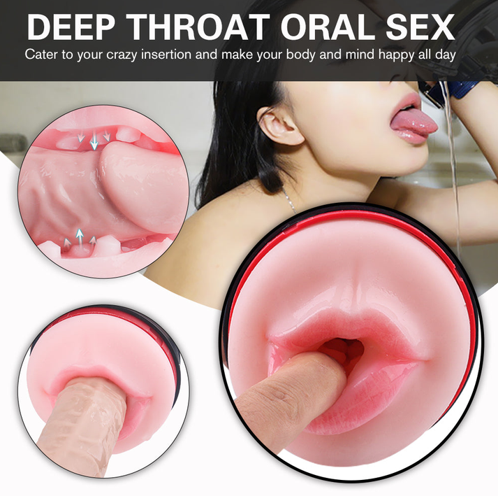 Double-ended male masturbator with two textured sleeves