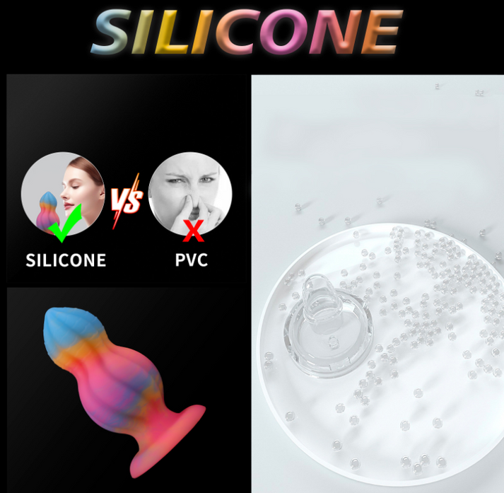 SM New Fluorescent Anal Plug With Anal Dilation Massage — view 5