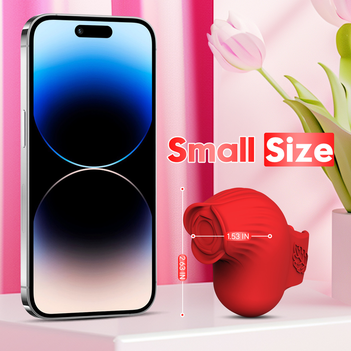 Rose Fingers Wear a Clitoral Teasing Vibrator - product detail image