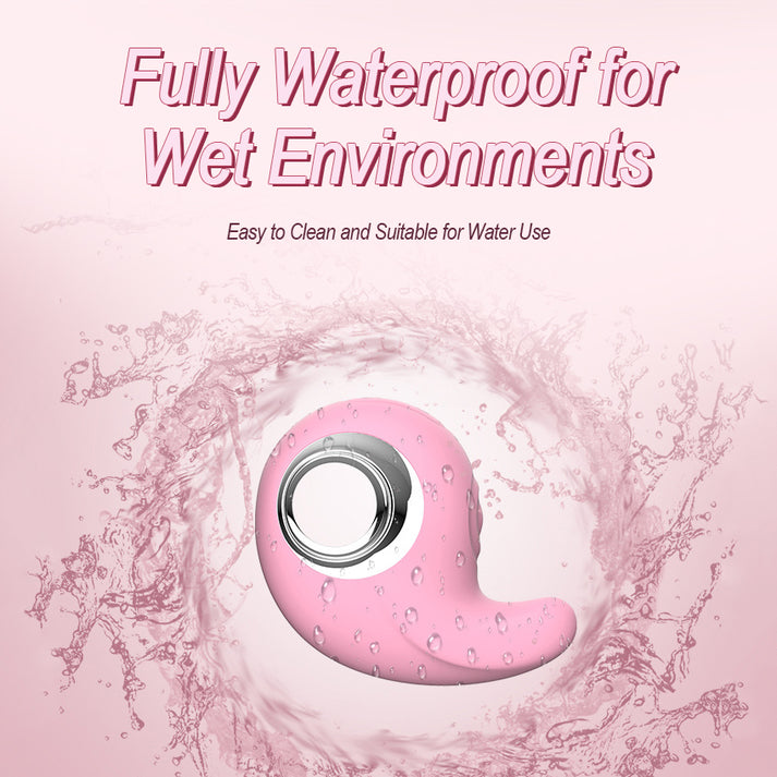 KIEESN Vibrator with Vibration & Tapping Functions, Compact & Portable Silicone Design — view 4