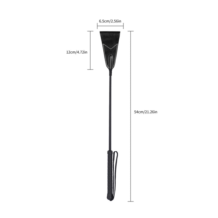 Genuine Leather Adult Play Whip & Paddle Set — view 3