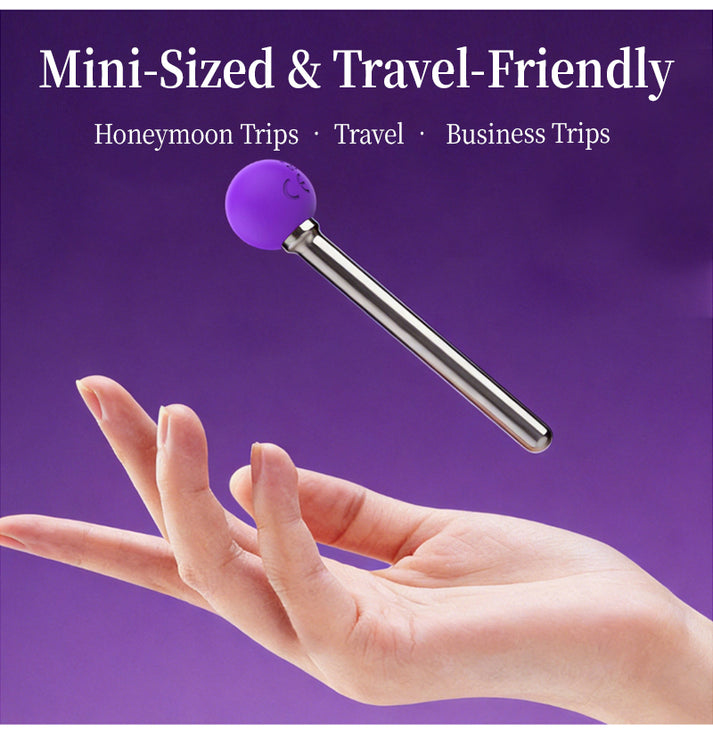 Silent Anal Vibrator with Pull Beads, Multi-Speed Powerful Vibration for Women — view 8