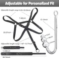Vibrating Anal Hook BDSM Sex Bondage Adjustable Behind - additional view
