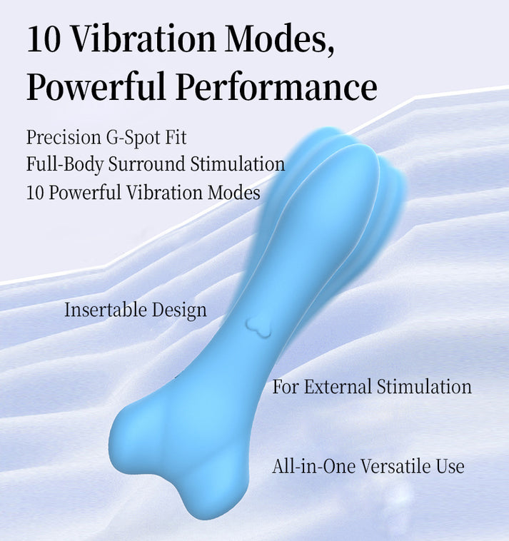 Rocket-shaped Vibrator, Liquid Silicone, 10 Vibration Modes, Quiet Operation Under 55dB — view 8