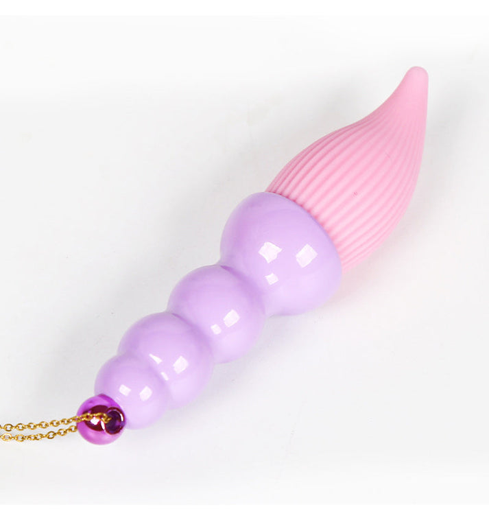 Wearable Pendant Egg Vibrator, Mini Discreet Massager for Female Pleasure — view 2