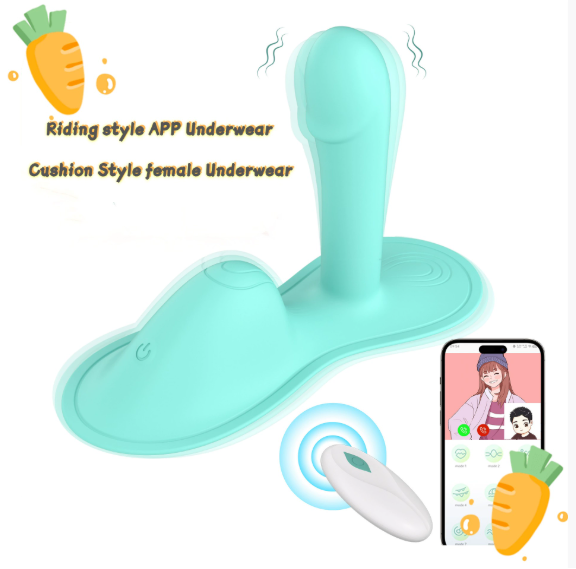 New App Controlled Couple Panty Vibrator Waterproof Vibrating Dildo Seat Vagina Clitoral Double G Spot Stimulator Adult