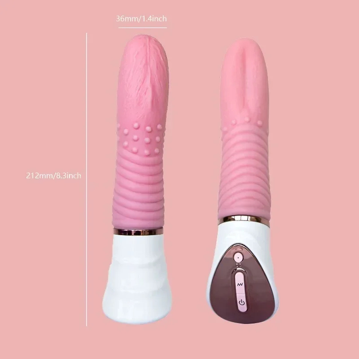 Multi-frequency silicone swaying vibrating tongue toys — view 5