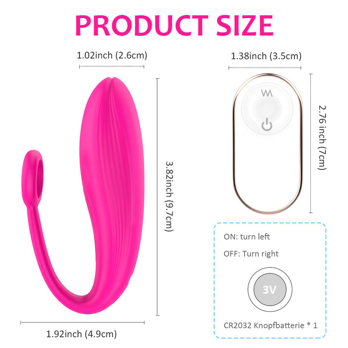 Female Compact Wearable Vibrator Wireless Masturbator - product detail image