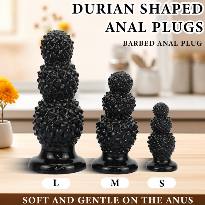 Multiple sizes Durian shaped Anal plug — view 8