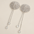 Super Flash Rhinestone Bra Chain Nipple Sticker - gallery image
