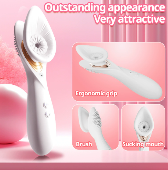Vacuum sucking vibrator — view 3