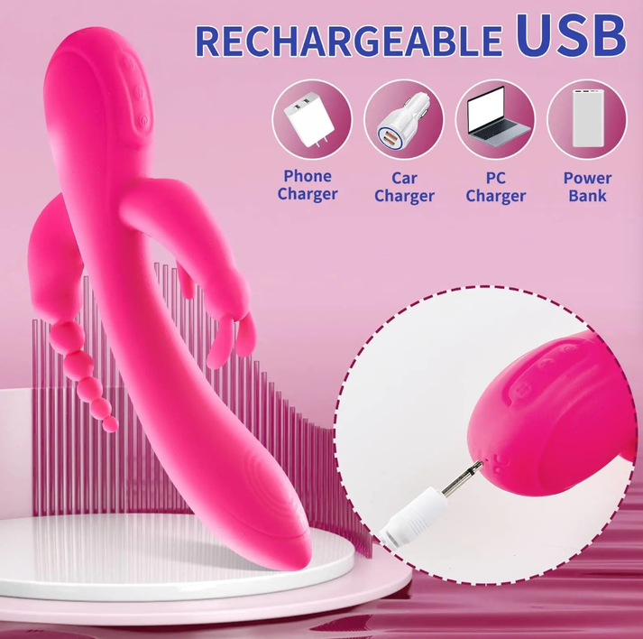 Triple Stimulation Rabbit Vibrator — view 4