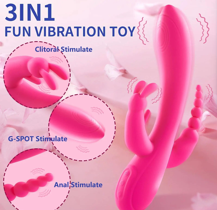 Triple Stimulation Rabbit Vibrator — view 2