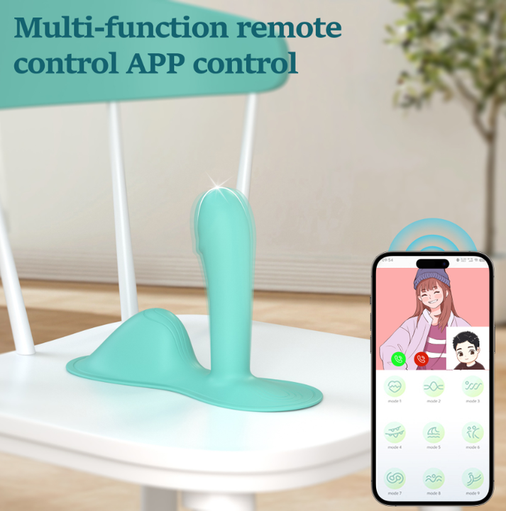 New App Controlled Couple Panty Vibrator Waterproof Vibrating Dildo Seat Vagina Clitoral Double G Spot Stimulator Adult — view 4