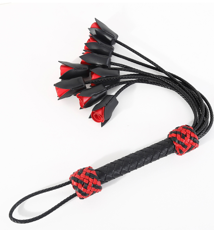 SM Rose Shaped Leather Whips — view 4