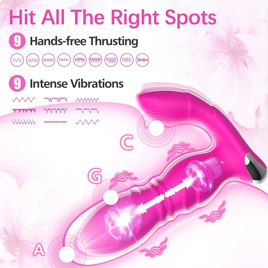 Thrusting & Vibrating Wearable Super Quiet Butt Plug - alternate view