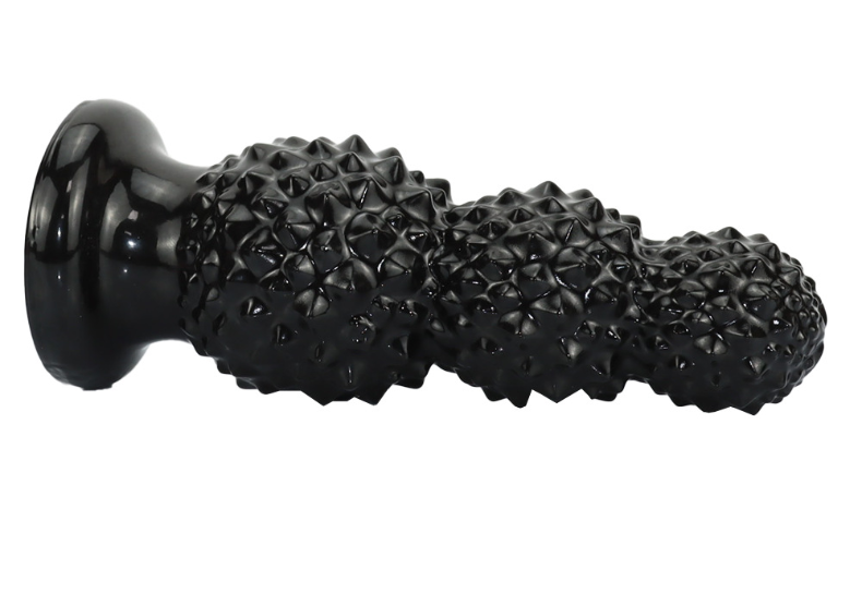 Multiple Sizes Durian Shaped Anal Plug - extra detail view