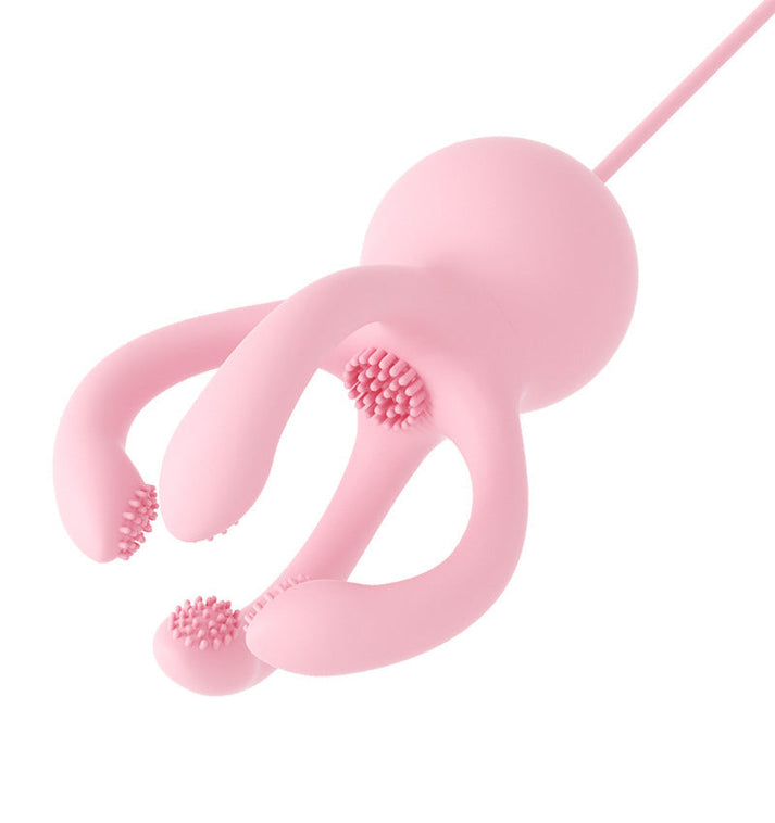 Octopus Breast Vibrator, Female Chest & Nipple Stimulation Massager