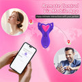 Love heart panty wearable toy with dual vibration for clitoral stimulation — view 3
