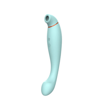 Suction & Vibration Liquid Silicone Personal Massager for Women, Multi-Frequency, Quiet Operation, Waterproof, Full Silicone Encased Design