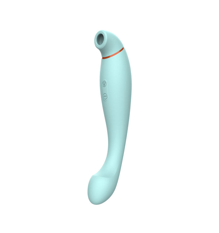 Suction & Vibration Liquid Silicone Personal Massager for Women, Multi-Frequency, Quiet Operation, Waterproof, Full