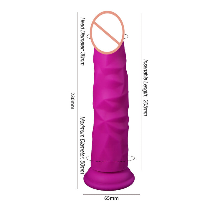 Liquid Silicone Intimate Vibrator with Unique Textured Design, Waterproof and Easy to Clean — view 3