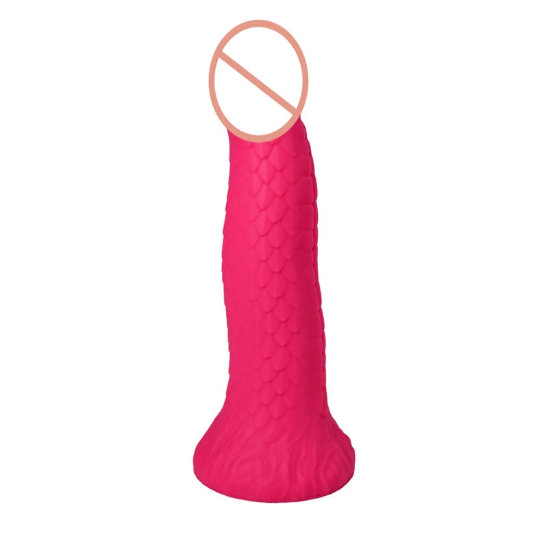 Liquid Silicone Intimate Vibrator with Special Shape & Scale Texture — view 2