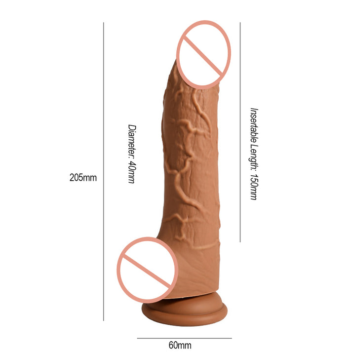 Liquid Silicone Intimate Vibrator with Manual Adjustable Structure — view 2