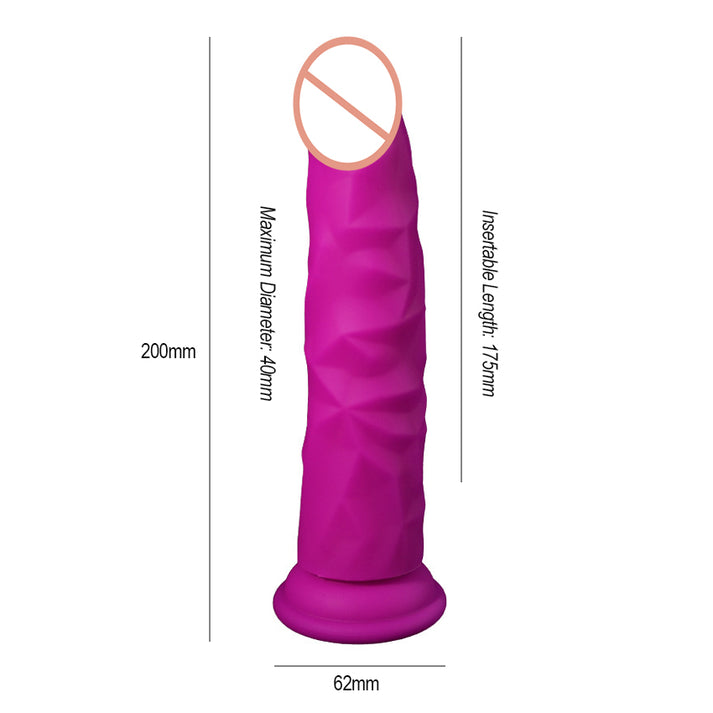 Liquid Silicone Intimate Vibrator with Unique Textured Design, Waterproof and Easy to Clean — view 2