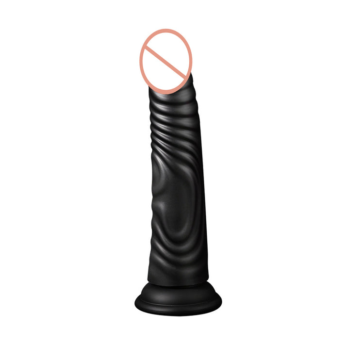 Premium Liquid Silicone Intimate Vibrator with Unique Textured Design and Strong Suction Base — view 2