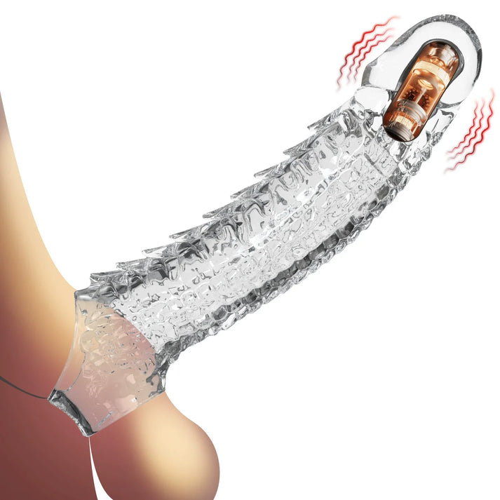 New Lengthed Thickened Wolf Teeth Shaped Vibrating Dildo - additional view