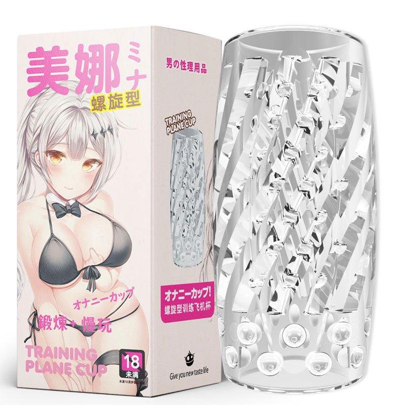 9cm Transparent Male Masturbator - alternate view