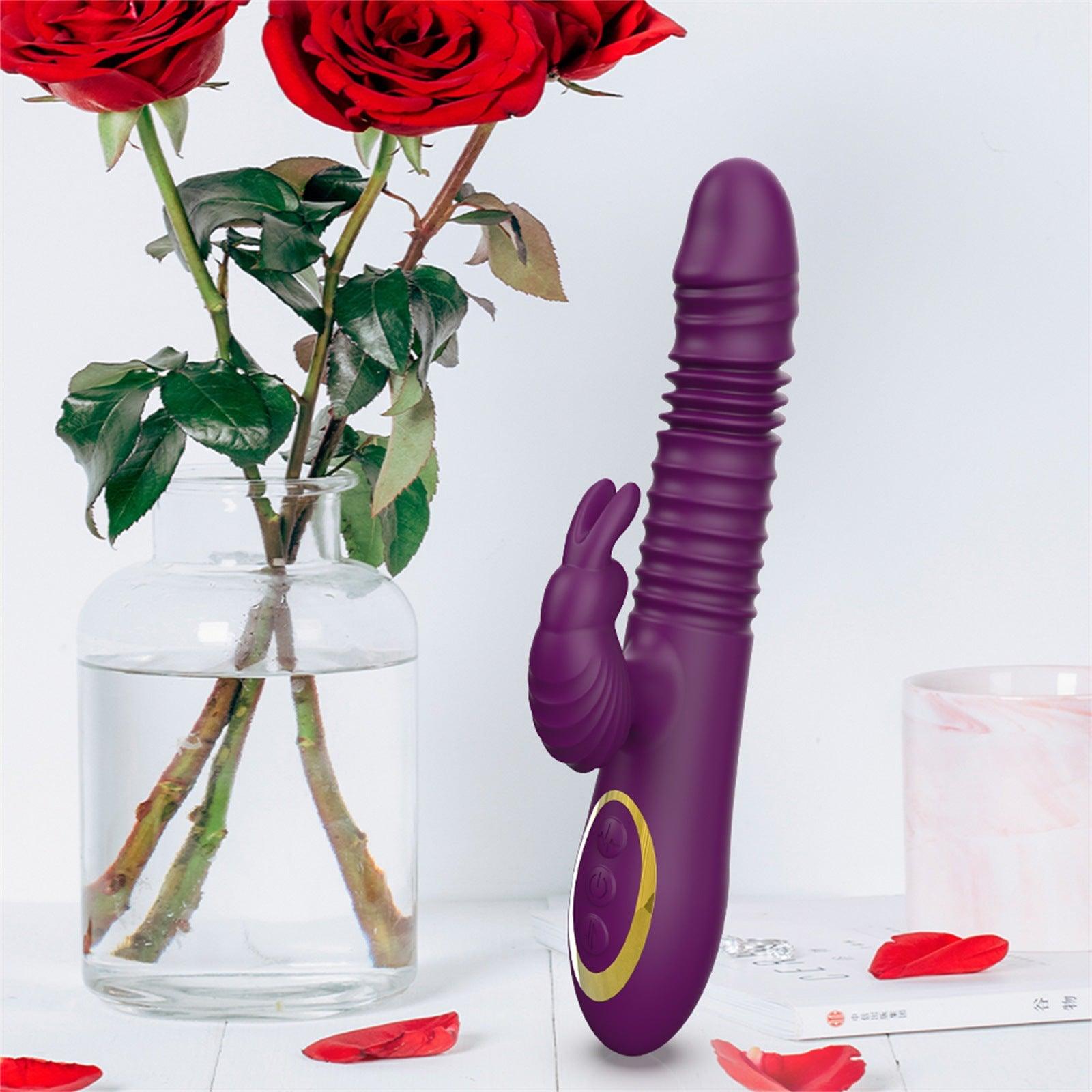 Retractable Rabbit Vibrator - alternate view