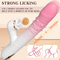 Rotating Beaded Thrusting Tongue Vibrator - extra detail view