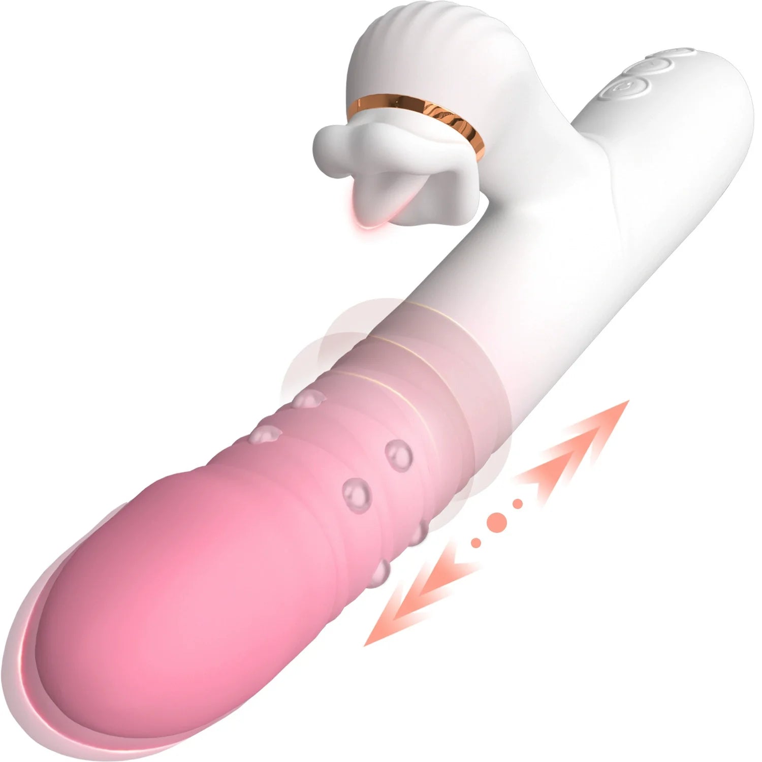 Rotating Beaded Thrusting Tongue Vibrator - product image