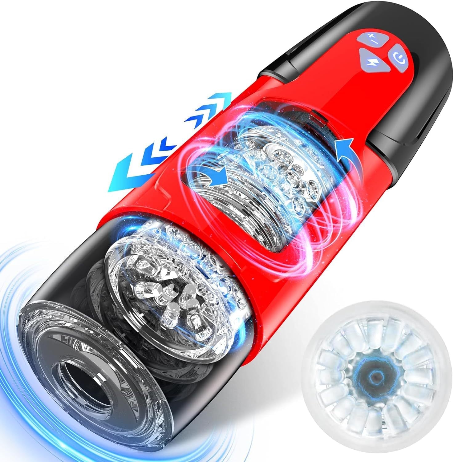 New HANNIBAL Dark Knight 5 in 1 APP Thrusting & Rotating - detail view