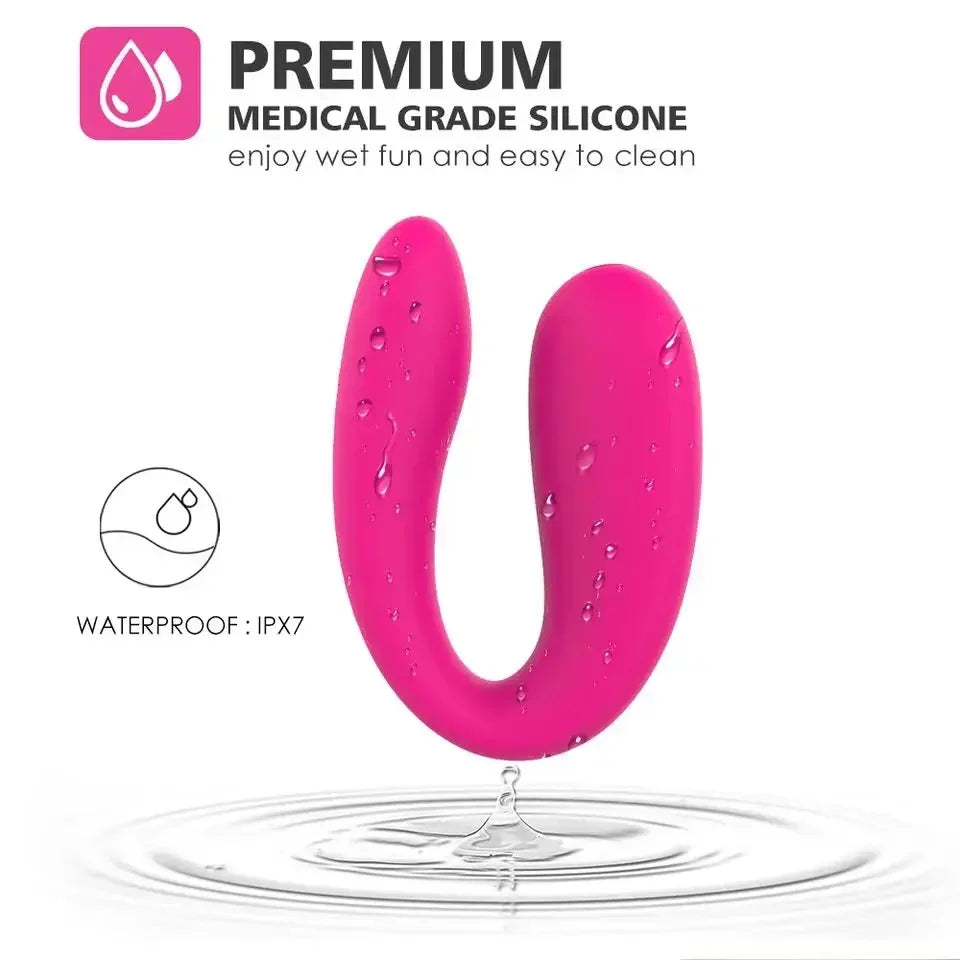 Couple Vibrator Wearable U Type Vibrator - gallery image