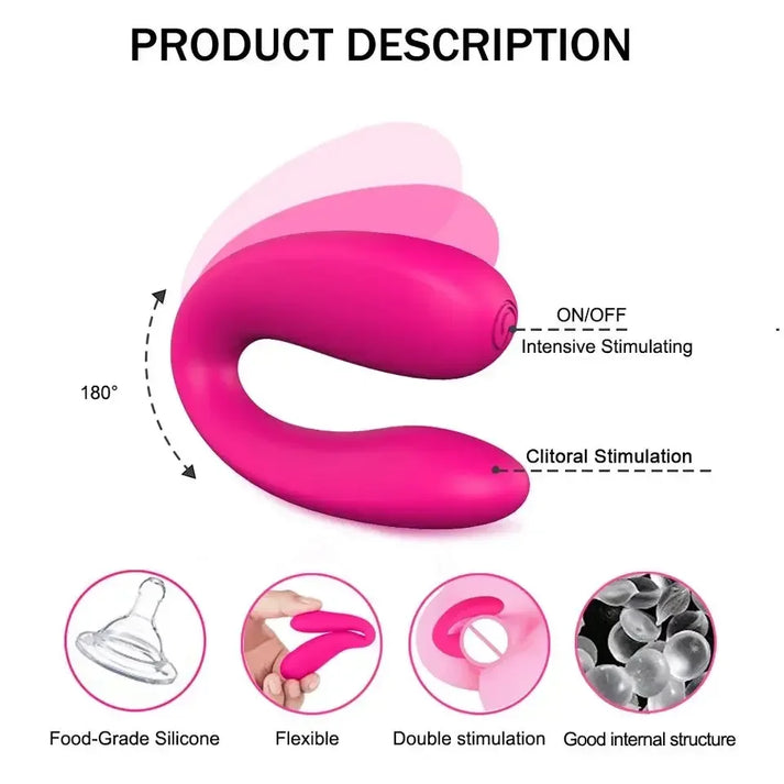 Couple Vibrator Wearable U Type Vibrator — view 5