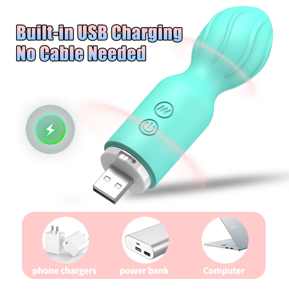 Mini Series Vibrating Wand Massager ( ) - detail view