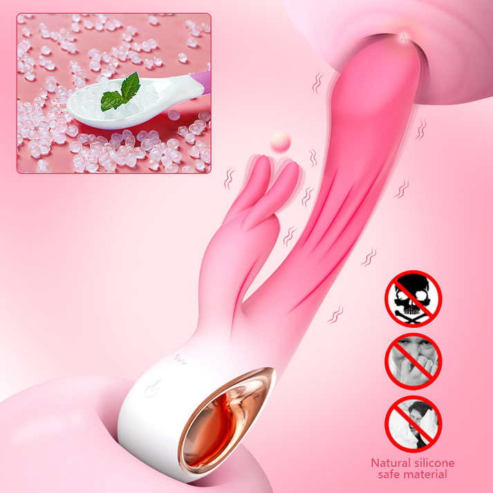 Soft Rabbit G - Spot Double - Ended Vibrator - alternate gallery view