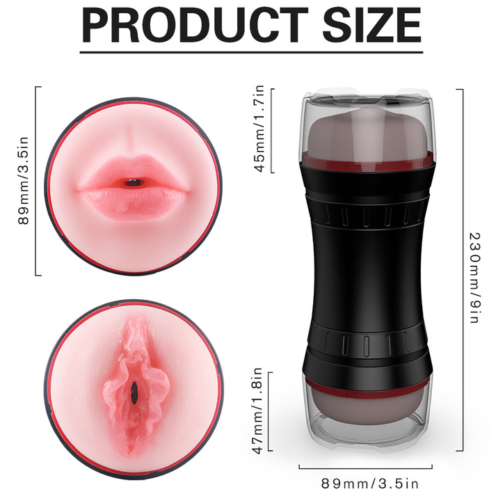 The double-ended design of the Masturbator offers a different experience — view 6
