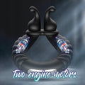 ABELE | 2 Motors Perineum Penis Ring with Vibration - detail view