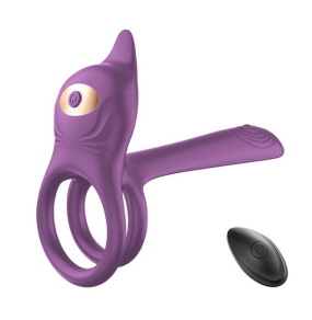 3 in 1 Multifunctional Penis Cock Ring with 10 Vibrating Modes — view 2