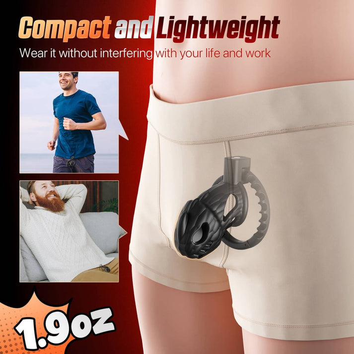Adjustable Hollow Out Male Chastity Cage SM — view 8
