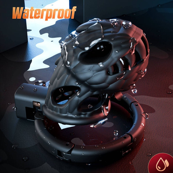 Adjustable Hollow Out Male Chastity Cage SM — view 5