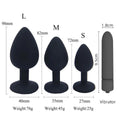 Adult Silicone Anal Plug Dildos Bullet Vibrator Butt Plugs - gallery image