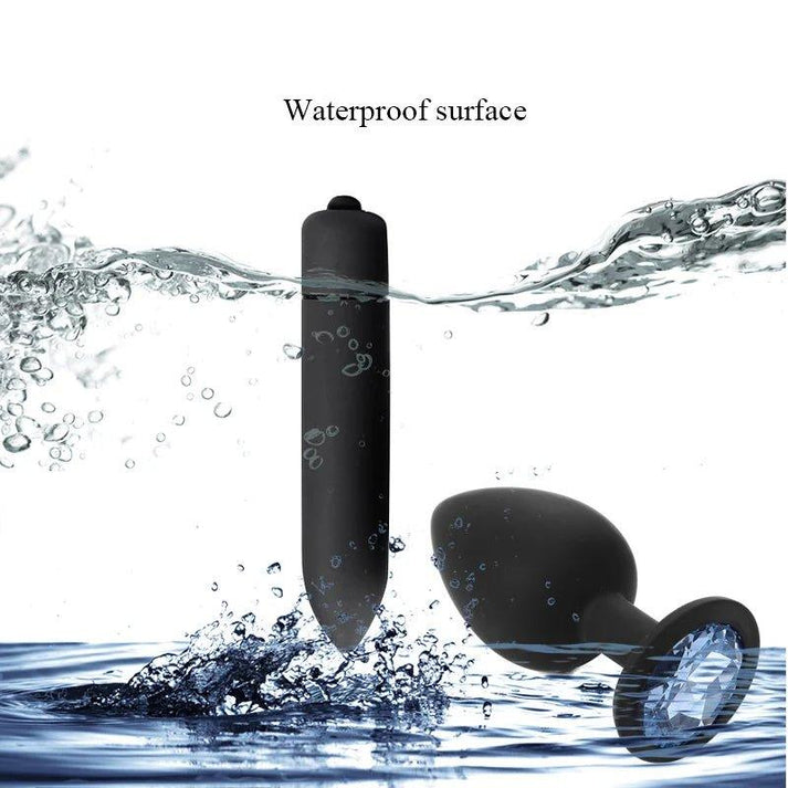 Adult Silicone Anal Plug Dildos Bullet Vibrator Butt Plugs Sex Toys — view 2